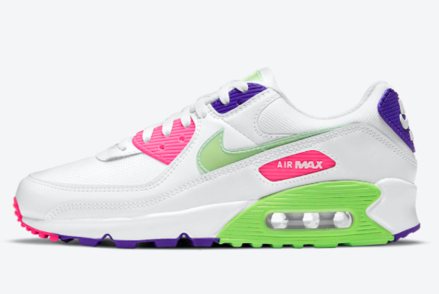 Nike Air Max 90 Bright Neon DH0250-100 - Stylish and Vibrant Footwear for Men