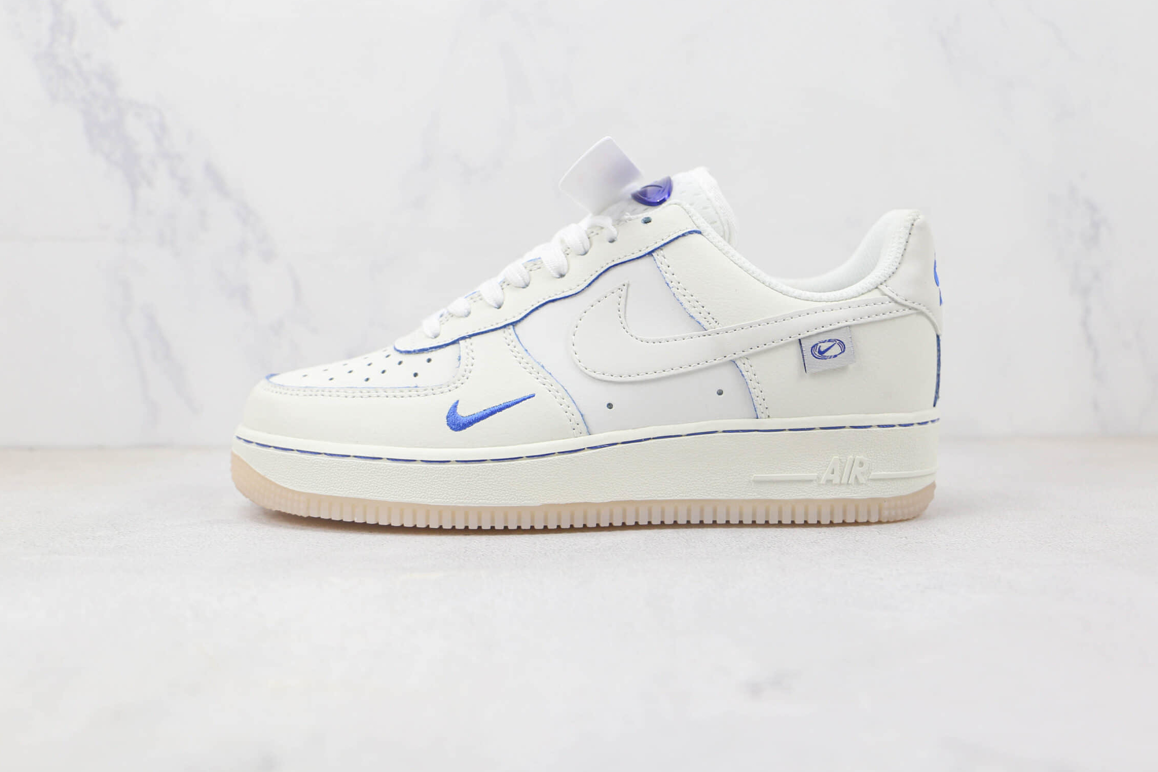 Nike Air Force 1 07 Low White Navy Blue DX1156-001 - Classic Style and Comfort