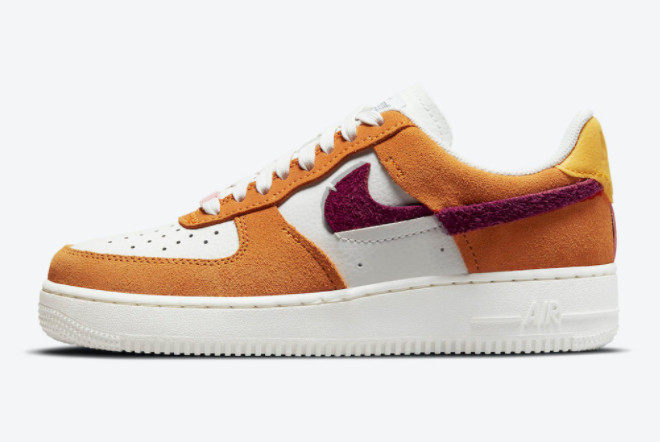 Nike Air Force 1 Low LXX Orange Maroon DQ0858-100 - Stylish and Trendy Sneakers