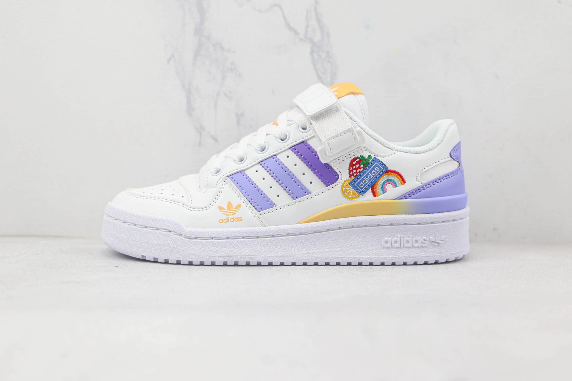 Adidas Forum Low J White Light Purple GY8209 - Stylish and Comfortable Sneakers