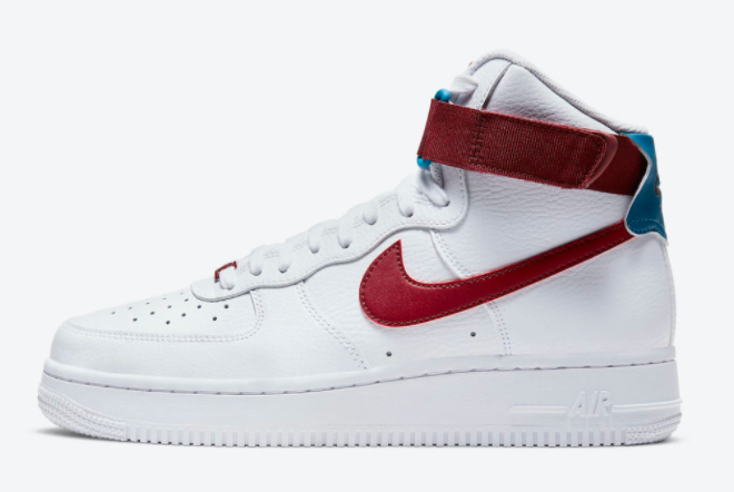 Nike Air Force 1 High 'Team Red' 334031-119 - Stylish and Trendy Sneakers for Men