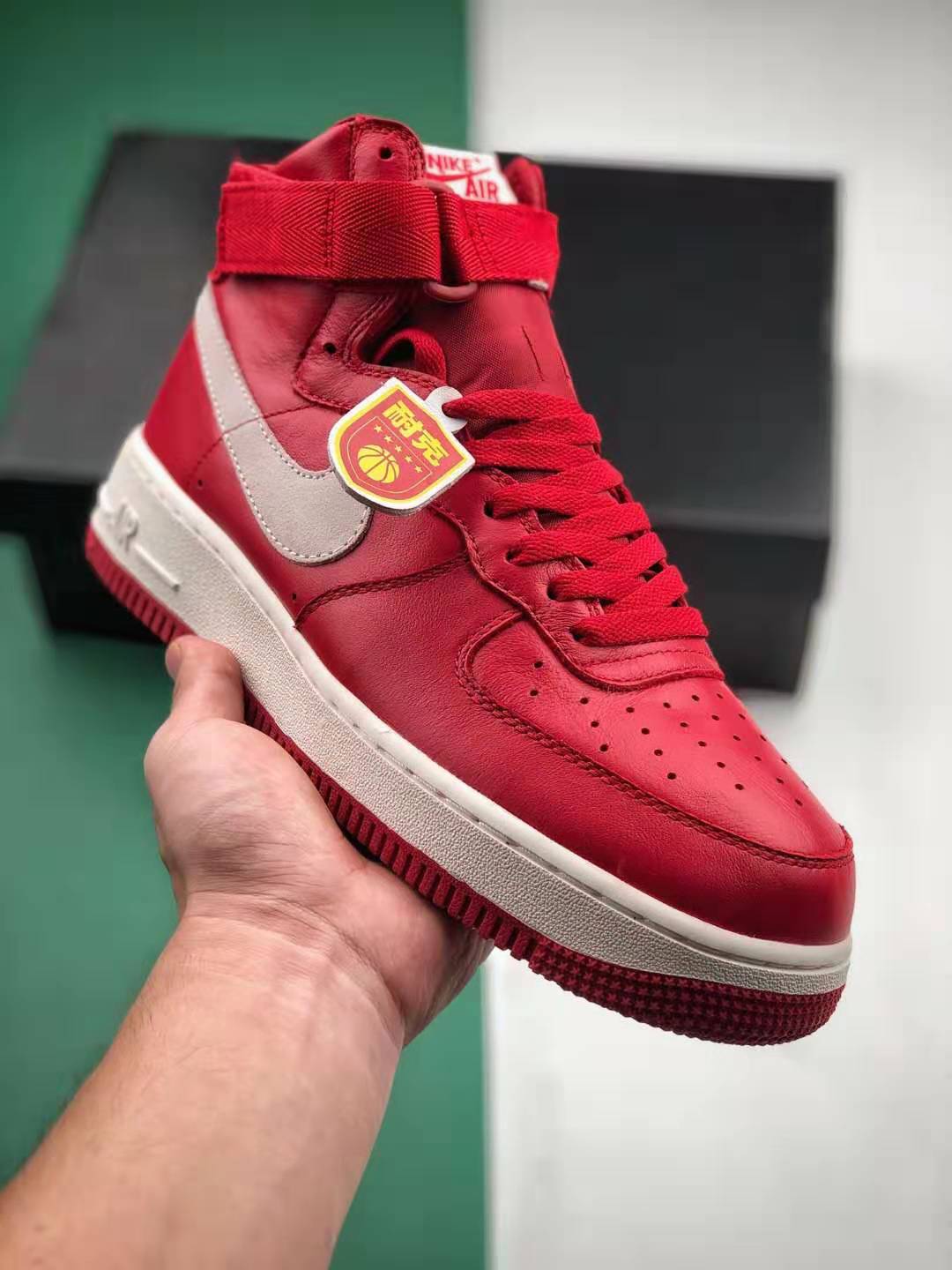 Nike Air Force 1 High NAI-KE Gym Red 2015 743546-600 - Buy Now for Classic Style!