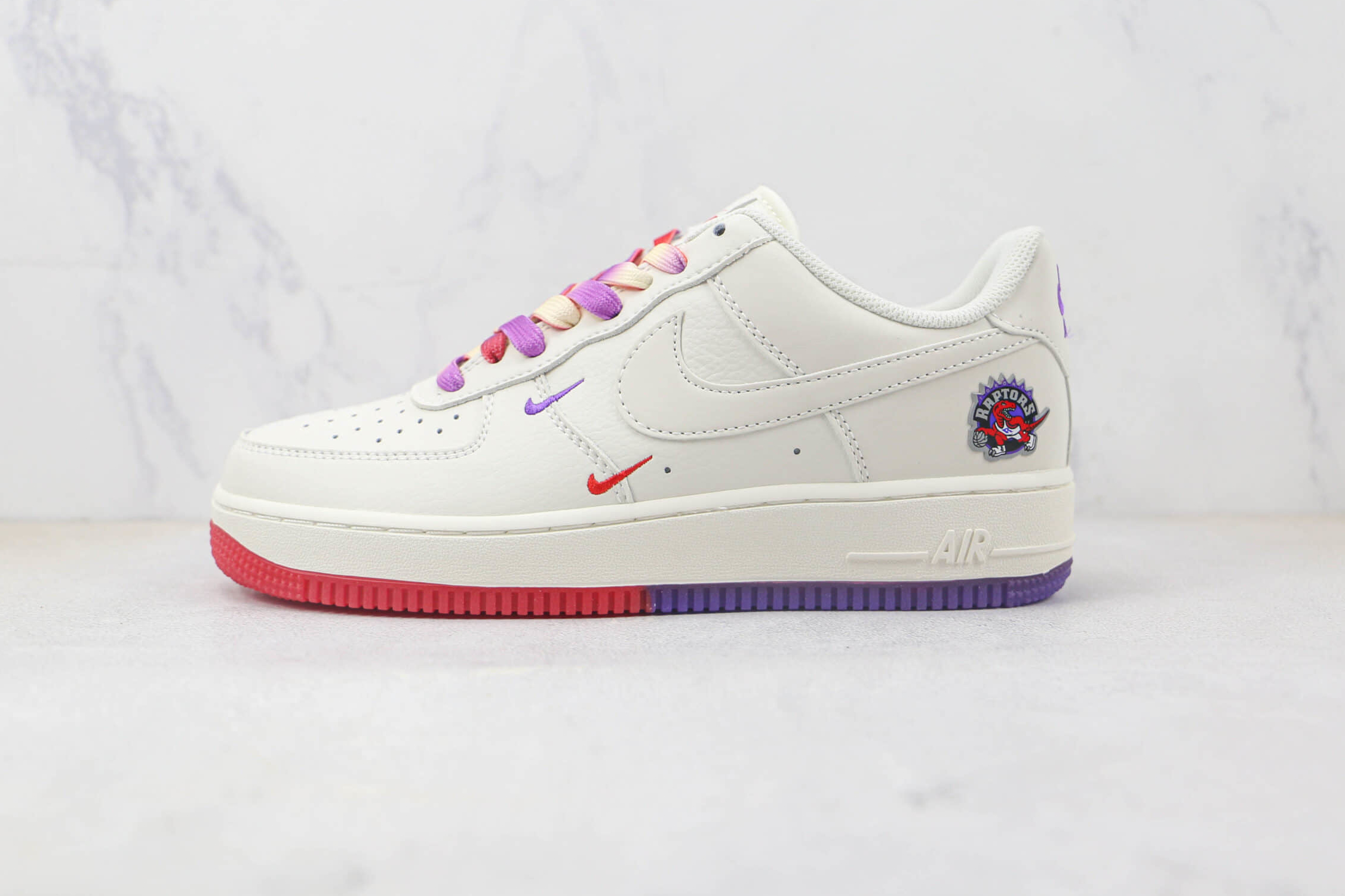 Nike Air Force 1 07 Low White Purple Red KK6325-015 - Trendy Colorway, Premium Quality | Limited Stock