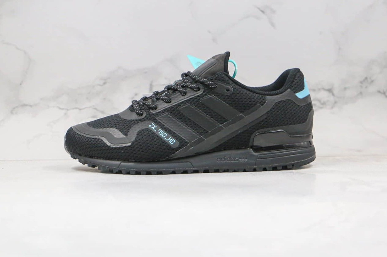 Adidas ZX 750 HD 'Core Black Cyan' FV8488 - Stylish and High-Performance Sneakers