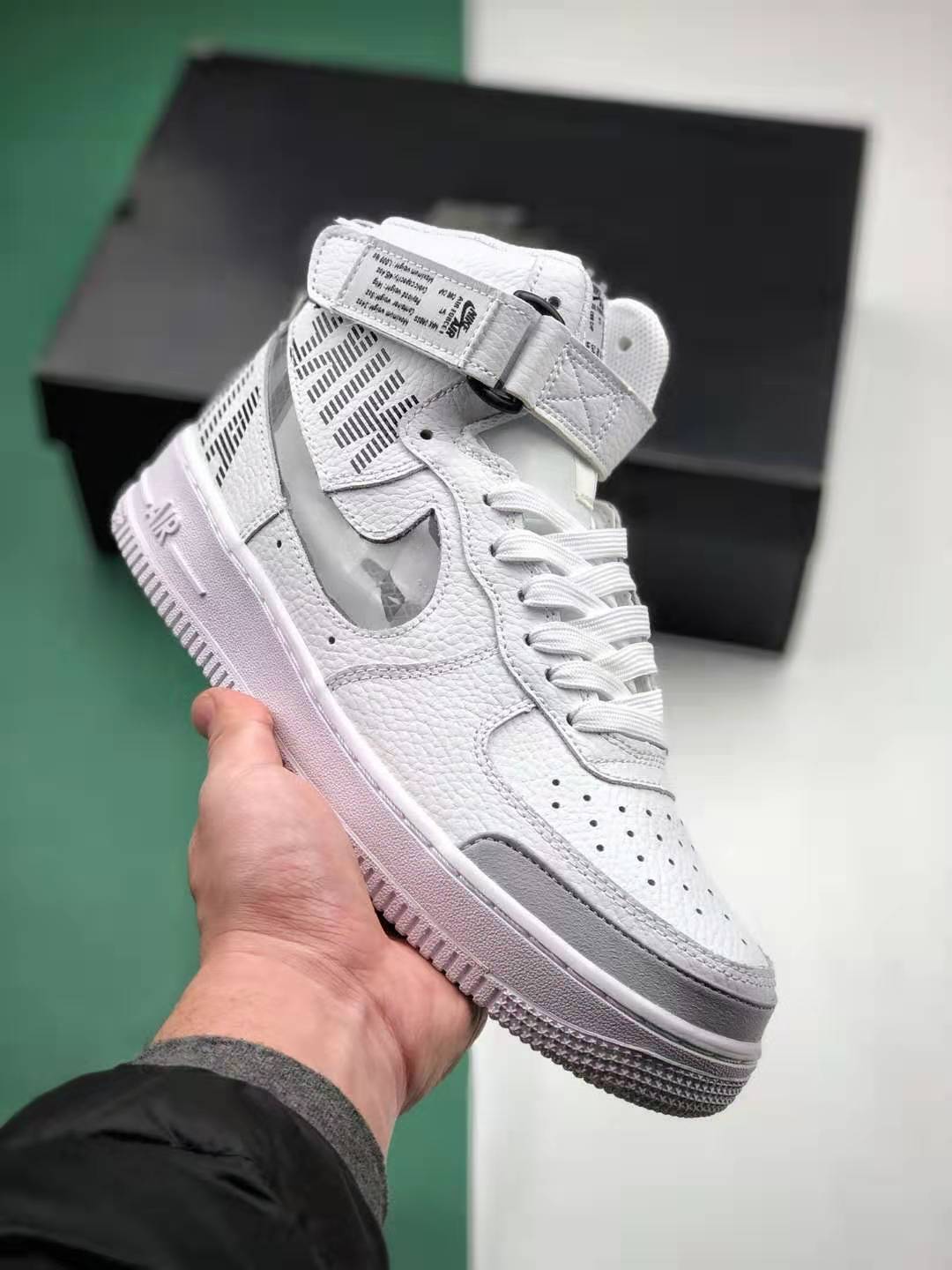 Nike Air Force 1 High Under Construction White CQ0449-100 | Stylish and durable sneakers for men | Limited edition collection