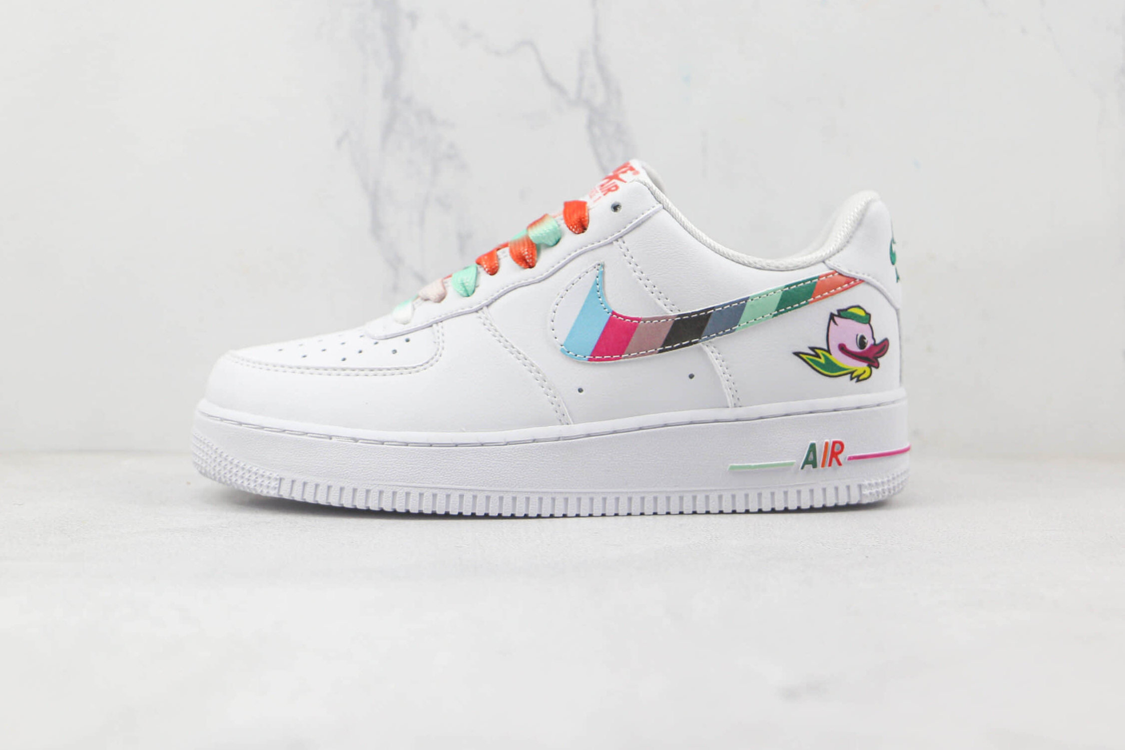 Nike Air Force 1 07 Low White Green Orange Multi-Color DH9595-100 - Shop Now