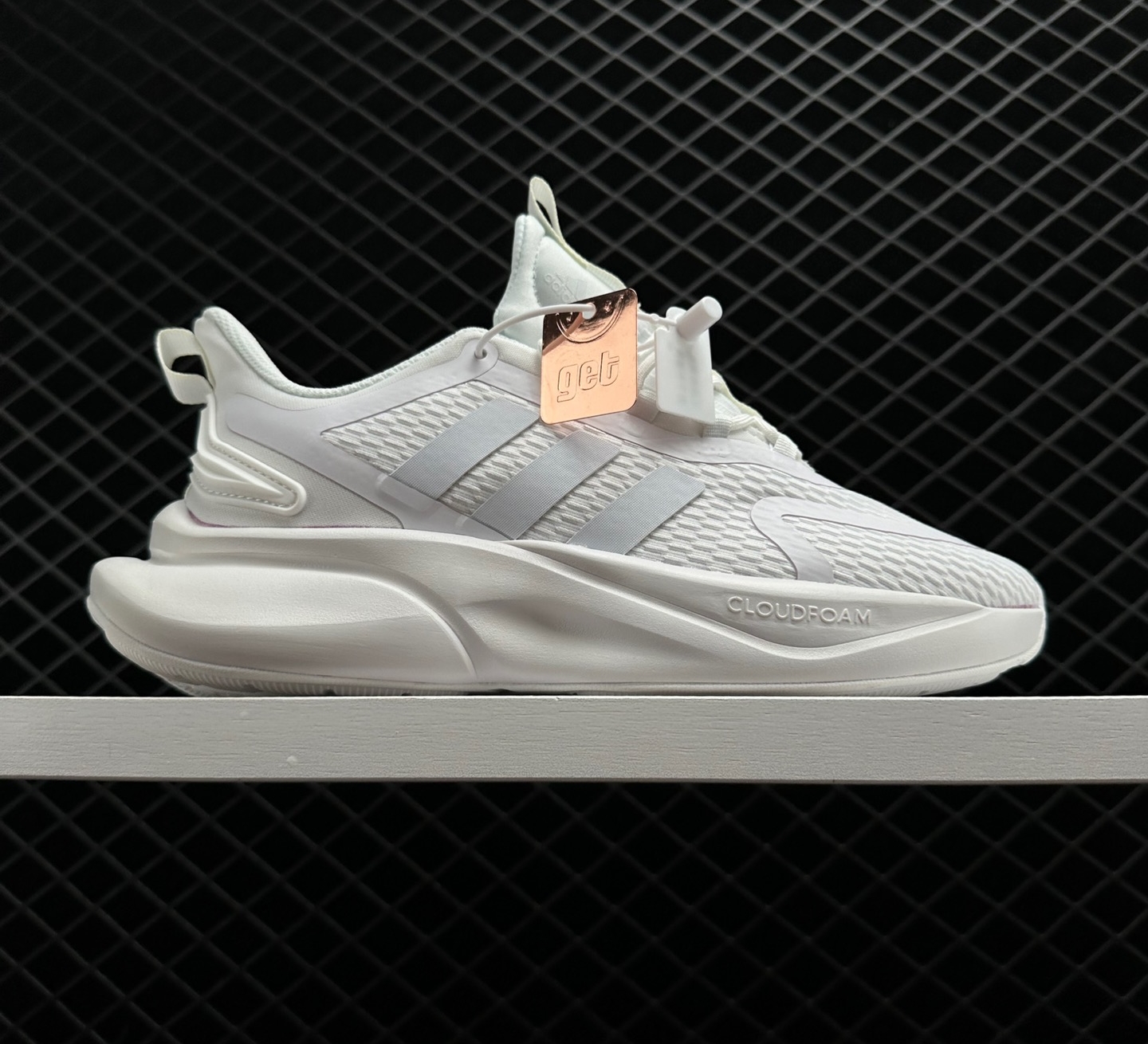 Adidas Alphabounce Plus 'Triple White' HP6143 - Sleek and Stylish Running Shoes