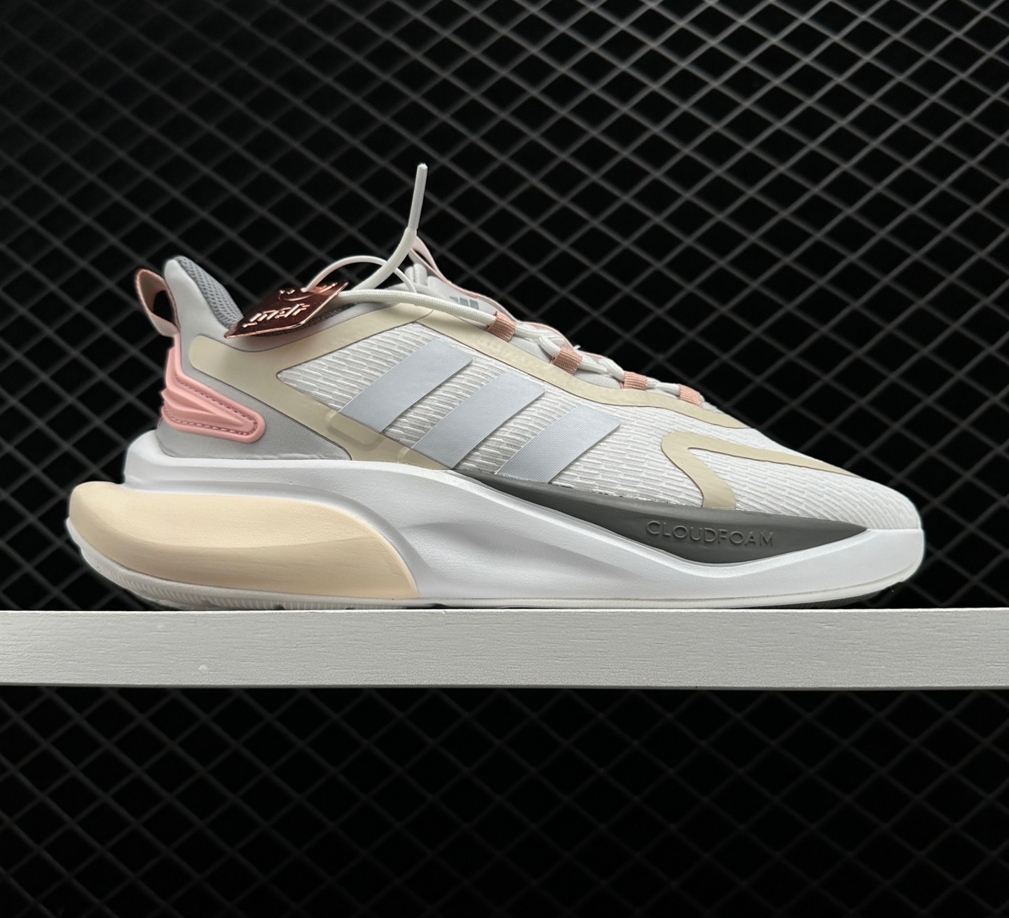 Adidas Alphabounce+ 'White Peach' HP6147 - Stylish and Comfortable Athletic Shoes