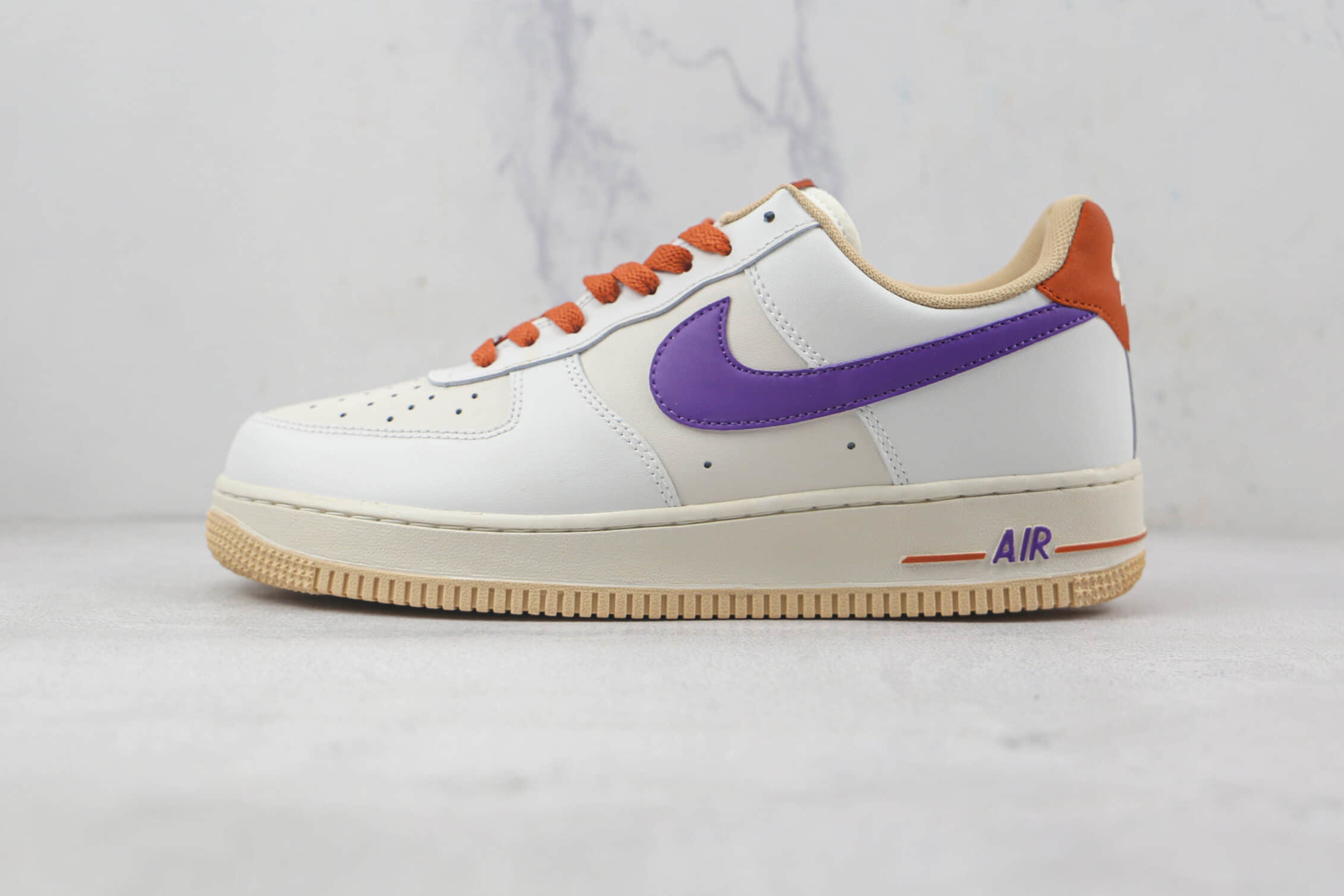 Nike Air Force 1 Low Beige Purple Orange White CW3388-205 - Stylish and Colorful Sneakers