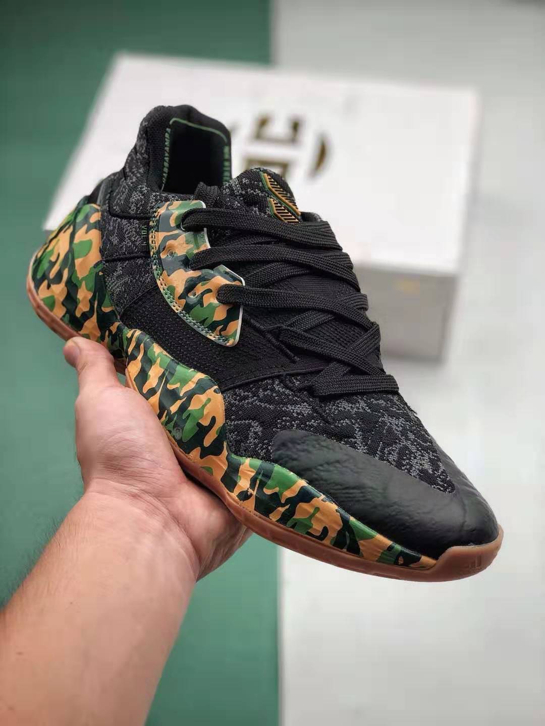 Adidas Harden Vol. 4 Black Camo EF1259 - Ultimate Style and Performance