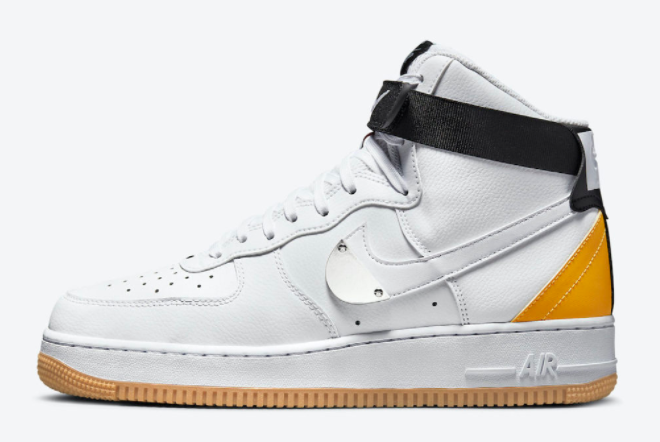 NBA x Nike Air Force 1 High 'University Gold' CT2306-101: Iconic Style for Basketball Fans