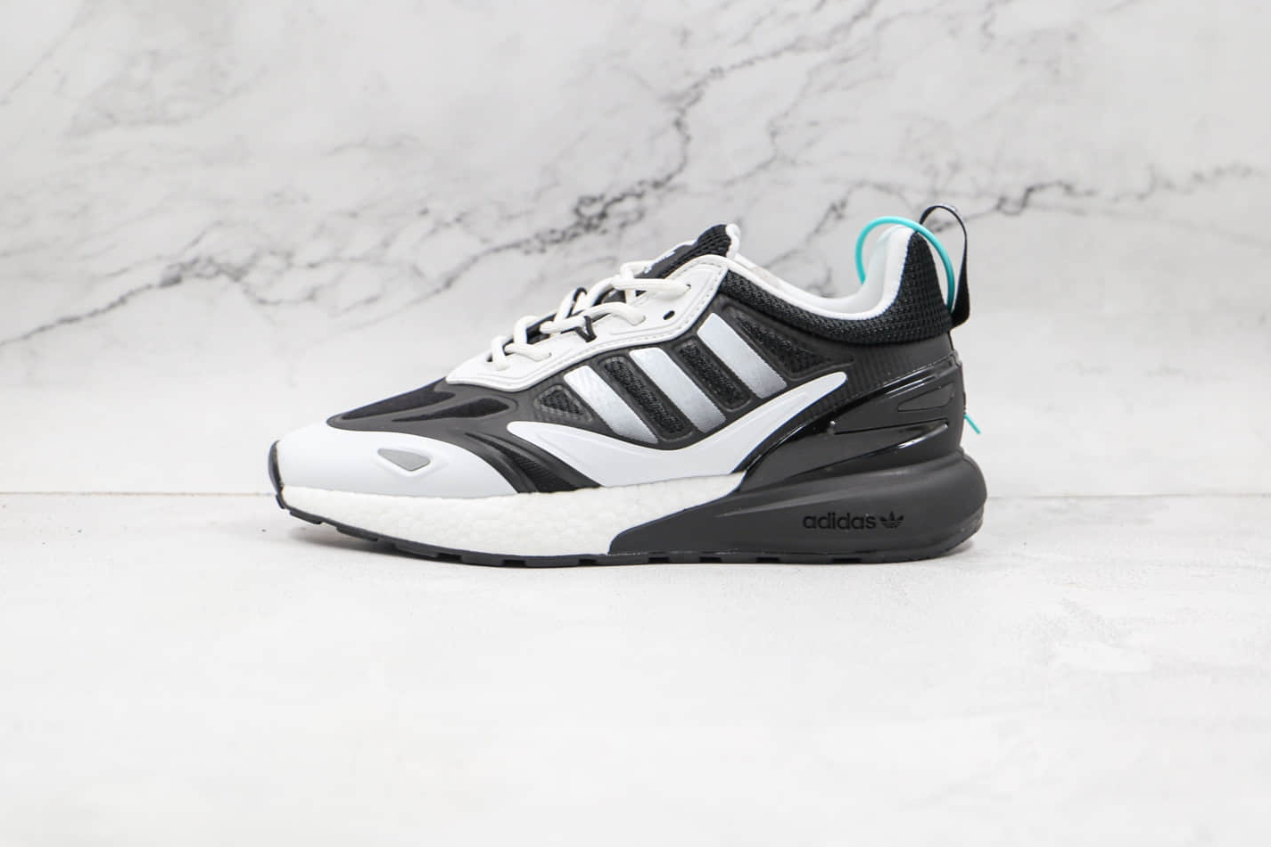 Adidas ZX 2K Boost Black White Running Shoes GZ9081 - Premium Performance Footwear