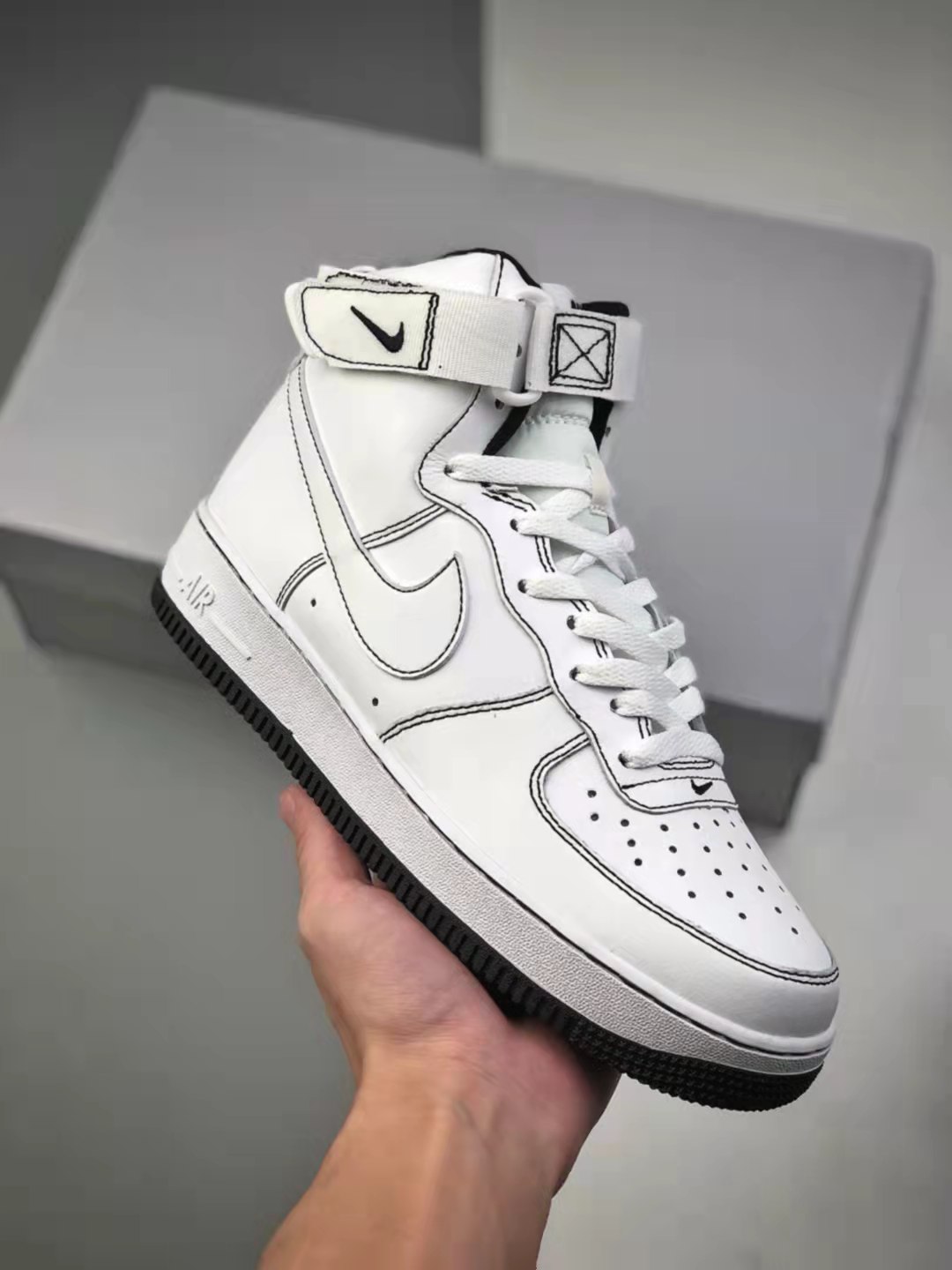 Nike Air Force 1 High 07 White Black CV1753-104 - Iconic Sneakers for Classic Style.