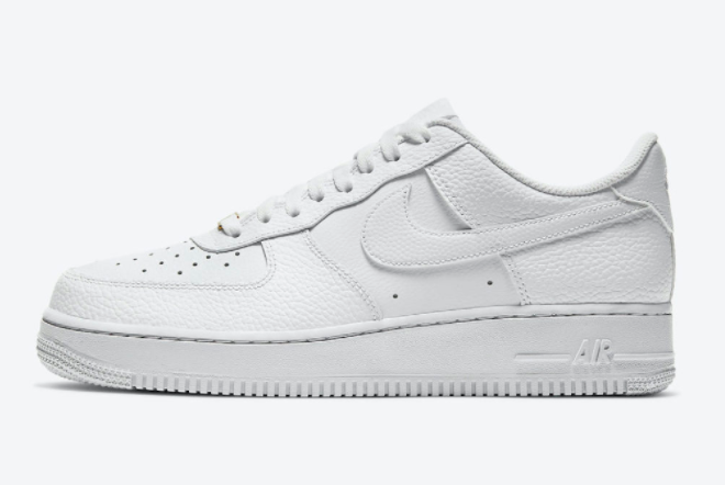 Nike Air Force 1 Low White/White-Metallic Gold CZ0326-101 - Stylish Comfort from Nike