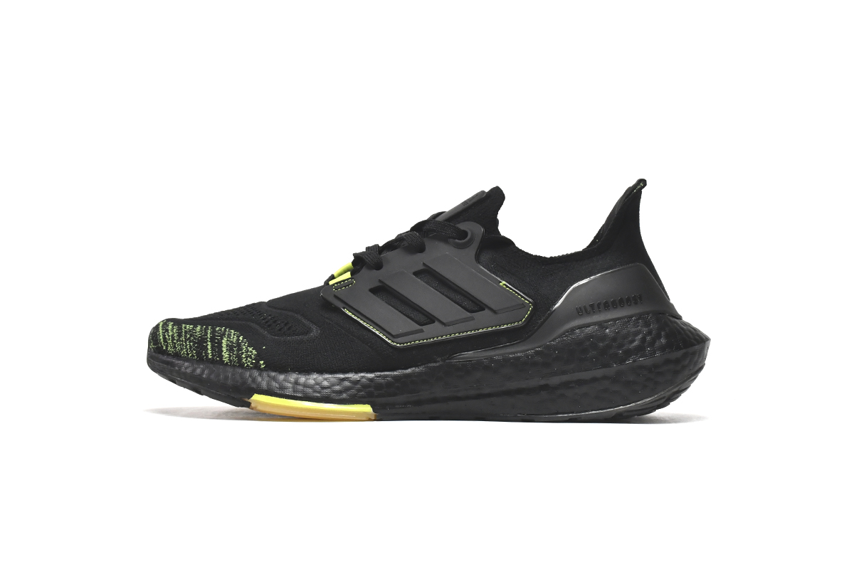 Adidas UltraBoost 22 'Black Solar Yellow' GX5915 - High-Performance Footwear for Athletes