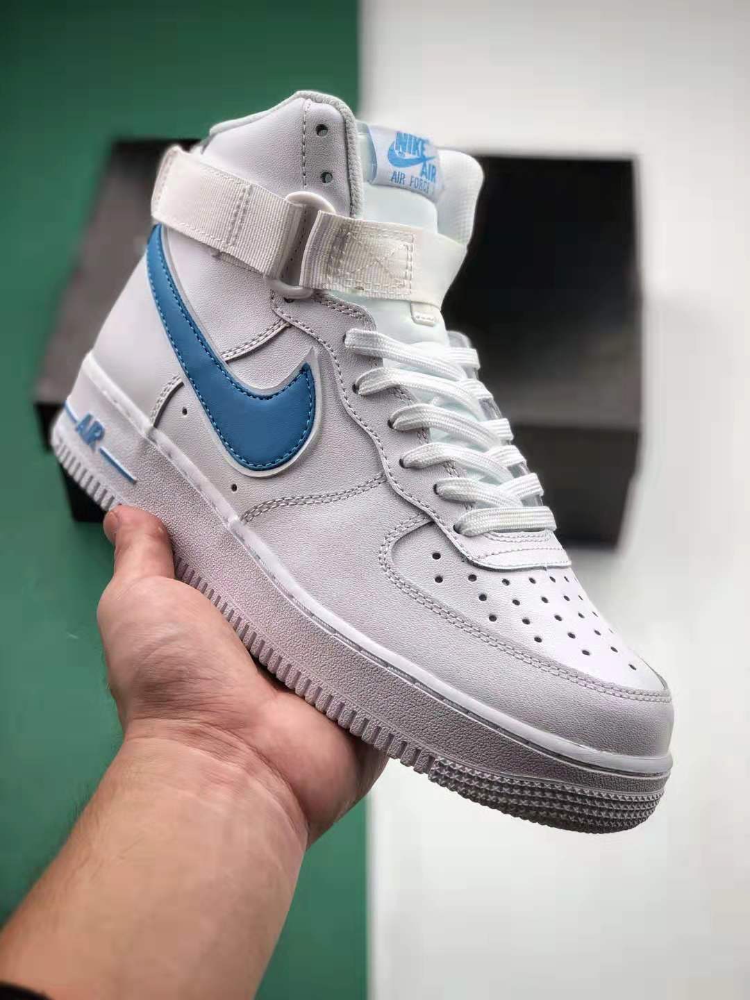 Nike Air Force 1 High '07 Photo Blue AT4141-102 - Shop Now & Elevate Your Style!