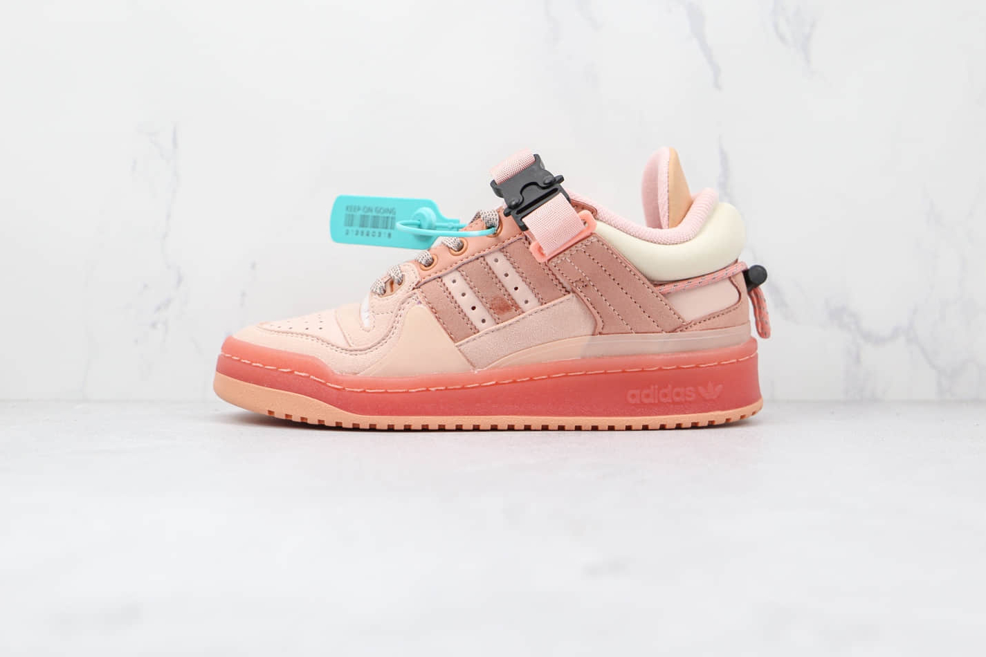 Adidas Bad Bunny x Forum Buckle Low 'Easter Egg' GW0265 - Limited Edition Collaboration sneakers!