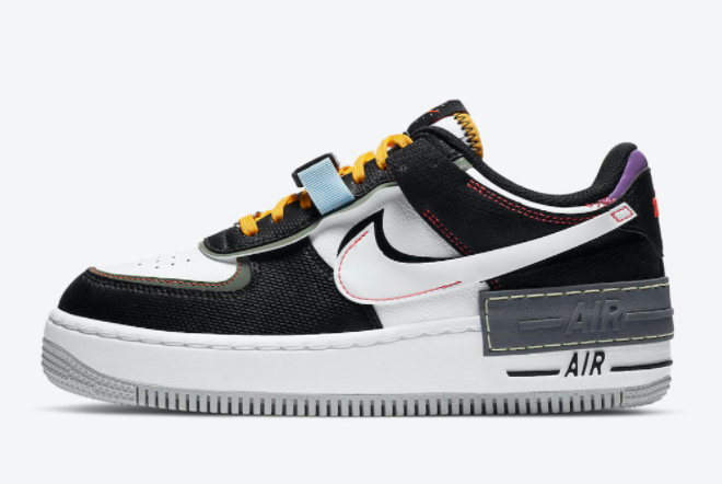 Nike Wmns Air Force 1 Shadow 'Fresh Perspective' DC2542-001 - Elevate Your Style with a Unique Twist