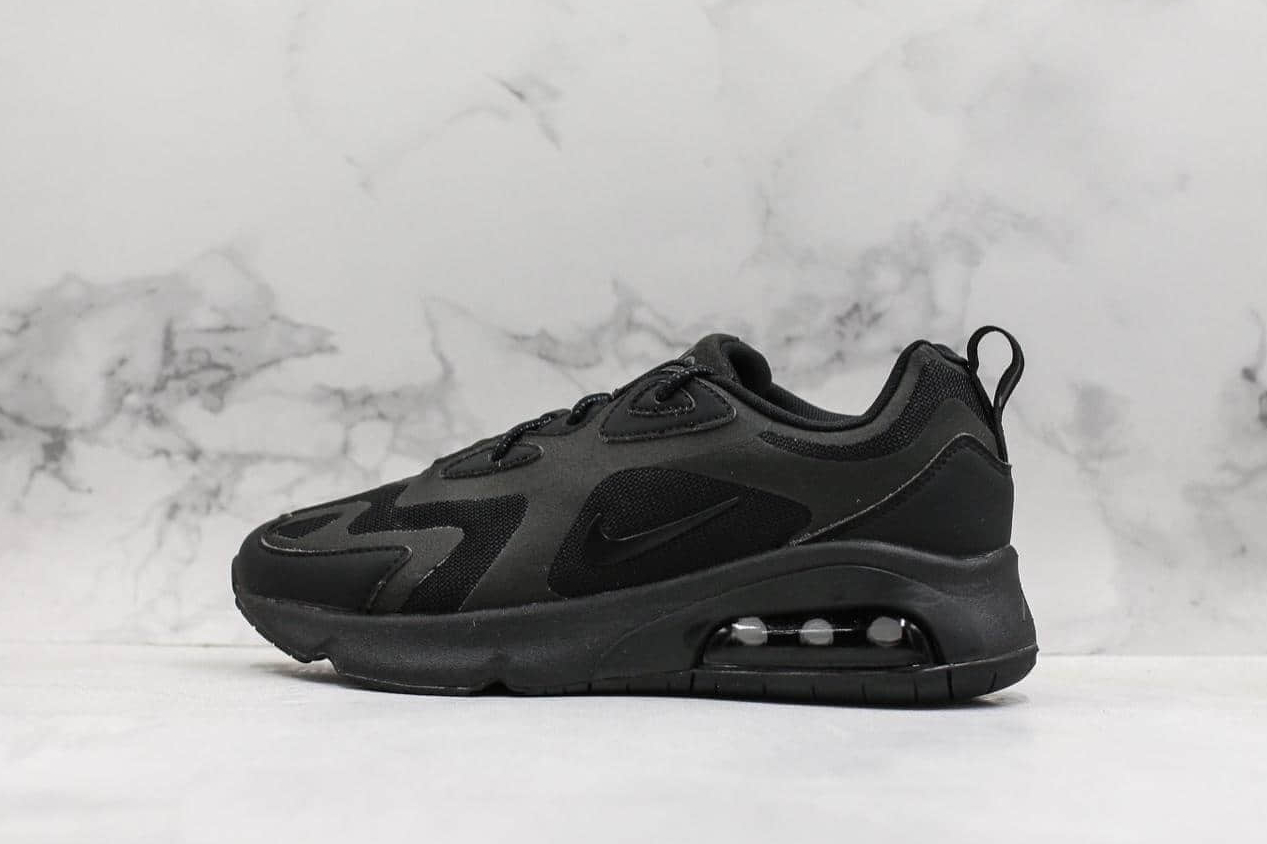 Nike Air Max 200 'Triple Black' AQ2568-003: Sleek and Stylish Sneakers for Any Occasion