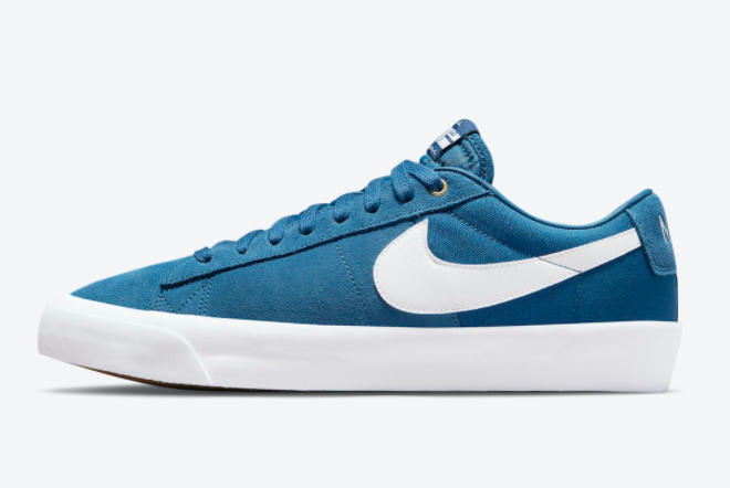 Nike SB Blazer Low GT Blue White DC7695-401 - Classic Style, Supreme Comfort | Limited Stock